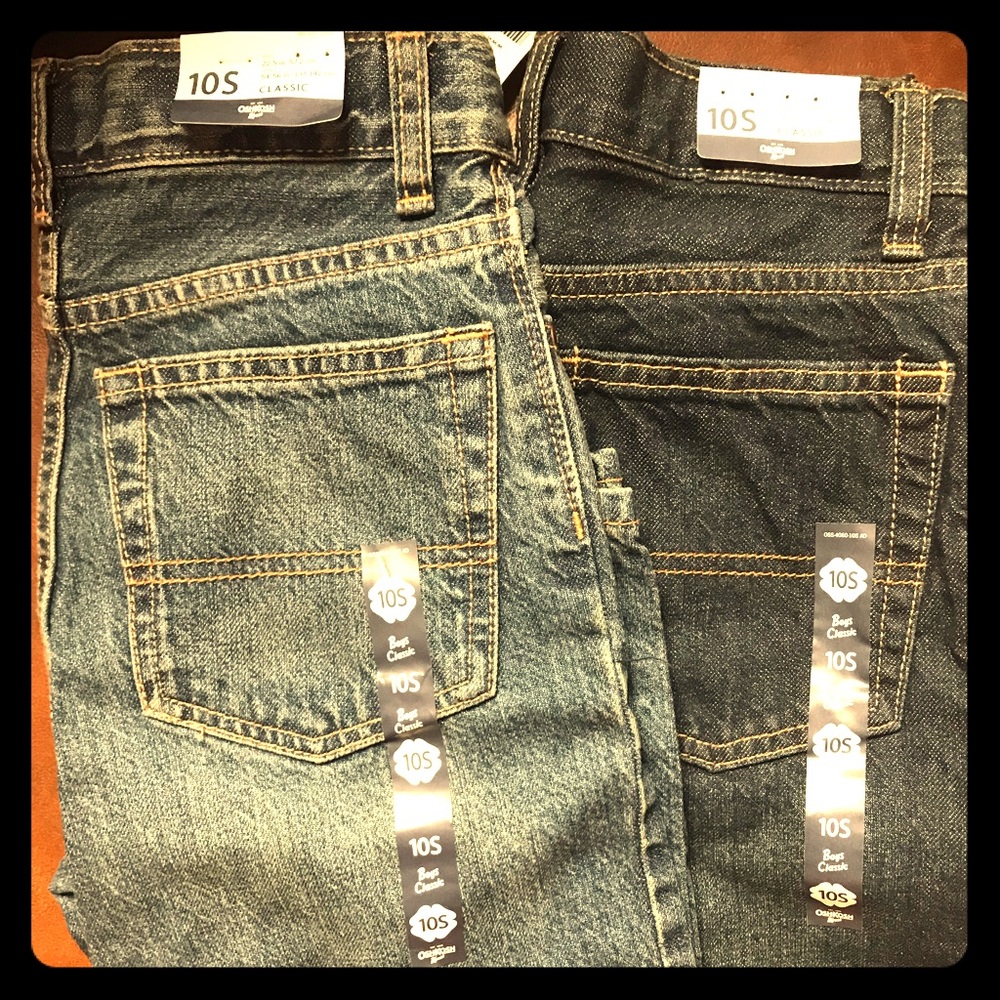 Boys OshKosh Classic 10 slim jeans NWT